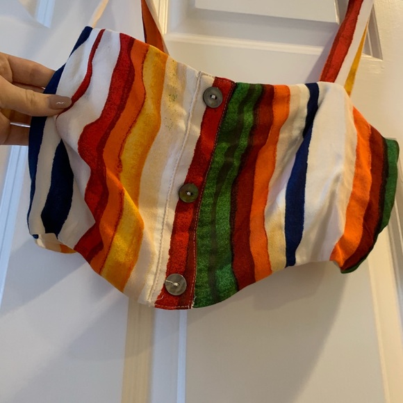 Olivaceous Multi-color Skirt & Top Set - Picture 2 of 8